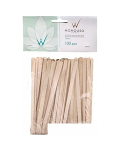 Шпатель деревянный для воска D000211 (100 шт) Italwax