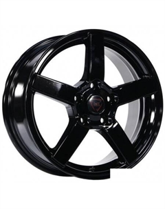 Литые диски R-02 17x7" 5x114.3мм DIA 60.1мм ET 45мм black Nz