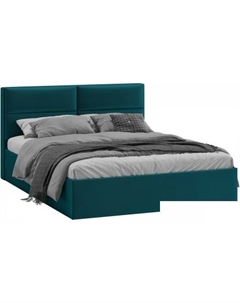 Кровать Глосс универсальный тип 1 160x200 (велюр Confetti Izumrud) Трия