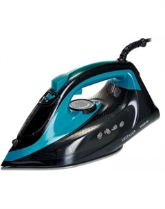 Утюг LUX DE-3000 (черный/бирюзовый) Delta