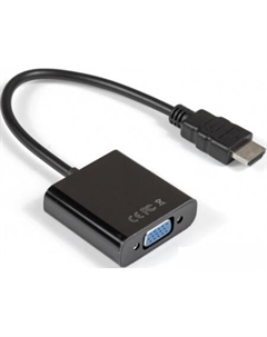 Адаптер HDMI - VGA EX-HDMIM-VGAF-0.15 (0.15 м, черный) Exegate