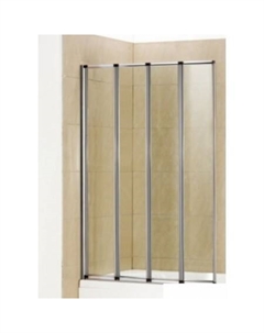 Стеклянная шторка для ванны WW100 100ZA4-80 Weltwasser