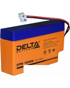 Аккумулятор для ИБП DTM 12008 (12В/0.8 А·ч) Delta