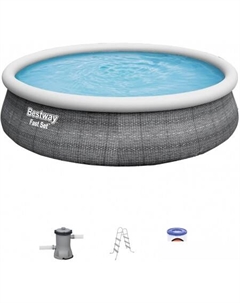 Надувной бассейн Fast Set 57372 (457x107) Bestway