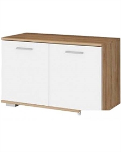 Тумба для обуви Италия О-800 (дуб сонома/белый глянец) Памир