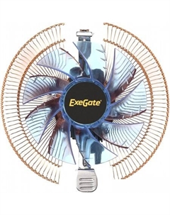 Кулер для процессора Wizard EE91-Cu.BLUE EX286153RUS Exegate