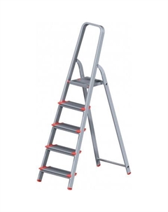 Лестница-стремянка NV 511 алюминиевая индустриальная 5 ступеней (5110105) Новая высота