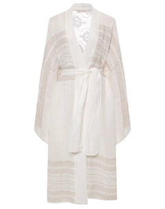 Туника льняная с кружевом Maurizio