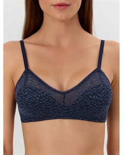 Бюстгальтер женский синий кружевной Mark formelle