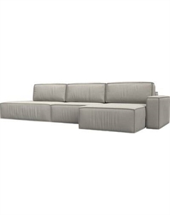 Диван угловой Лига Диванов Прага модерн лонг правый / 125542 Лига диванов