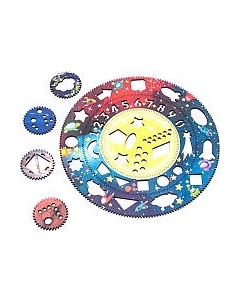 Развивающая игрушка WoodLand Toys Спирограф для рисования. Космос / 122102 Woodland toys