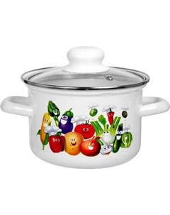 Кастрюля Лысьвенские эмали Веселые овощи С-1608САП2/4ЭК