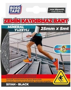 Скотч противоскользящий Boss Tape Для ступеней 25мм / AST25x5 Boss tape