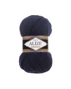 Пряжа для вязания Alize Lanagold 49% шерсть, 51% акрил / 58