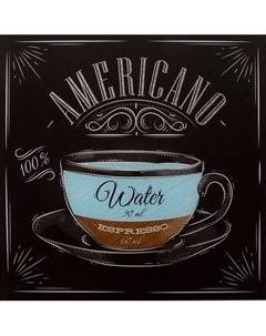 Картина на стекле Stamprint Американо KT079