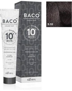 Крем-краска для волос Kaaral Baco Color Fast тон CF5.10