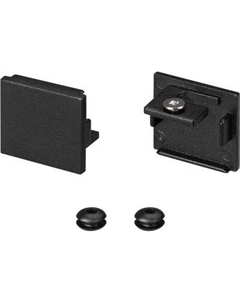 Заглушка для профиля Arlight SL-LINE-2522 BLACK глухая / 033040