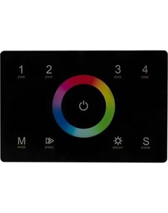 Выключатель Arlight Sens SMART-P83-RGB Black / 028403