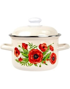 Кастрюля Лысьвенские эмали Июнь С-1608 АП2/4Жм