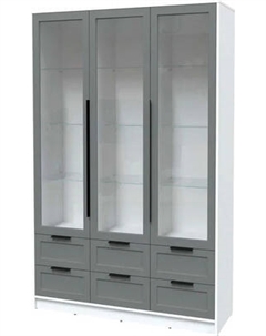Шкаф с витриной Интерлиния Концепт Тренд КТ-ШВ3