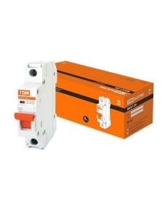 Выключатель автоматический TDM ВА 47-29 1Р 40А 4.5кА В / SQ0206-0014 Tdm