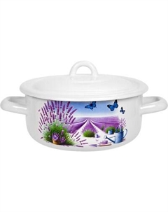 Кастрюля Лысьвенские эмали Лето в Провансе С-16072/4 ЭК