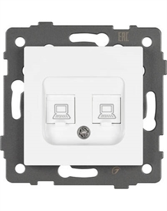 Розетка Arlight SCT-MPC2-PL-WH-V / 049854