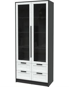 Шкаф с витриной Интерлиния Концепт Тренд КТ-ШВ2