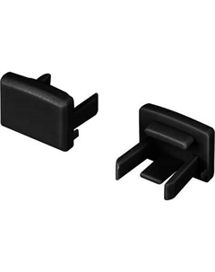 Заглушка для профиля Arlight PIK-1007 черная глухая / 045495