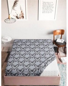 Простыня Ночь нежна Dark love 160x200x20 / 71063-1