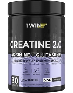 Креатин 1WIN Моногидрат с глютамином, аргинином 1win