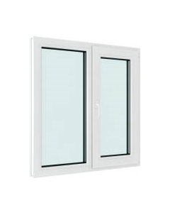 Окно ПВХ Rehau Futuruss Двухстворчатое Поворотно-откидное правое 3 стекла