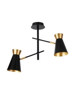 Потолочный светильник Imex MD.78853-2-S BK+FGD