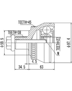 ШРУС Dynamatrix DCV803067