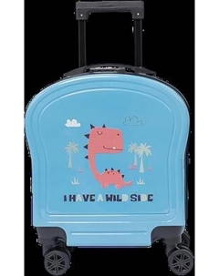 Чемодан на колесах Ecotope Динозавр / 324-S-1-16-NAV