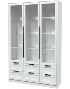 Шкаф с витриной Интерлиния Концепт Тренд КТ-ШВ3 с подсветкой