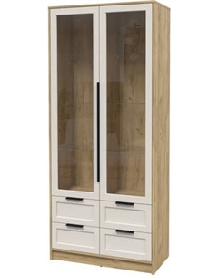 Шкаф с витриной Интерлиния Концепт Тренд КТ-ШВ2