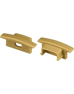 Заглушка для профиля Arlight LINE-2308-F GOLD с отверстием / 039999