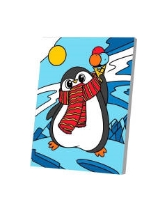 Картина по номерам Школа талантов Новый год! Пингвин / 5116721