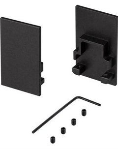 Заглушка для профиля Arlight SL-COMFORT-2542 BLACK глухая / 031773(1)