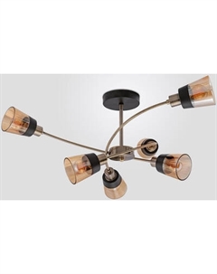 Люстра Imex MD.4045-6-S AB+BK