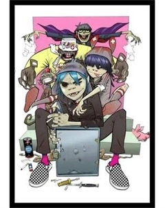 Постер Citydecor Gorillaz 1