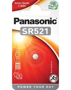 Батарейка Panasonic SR-521EL/1B