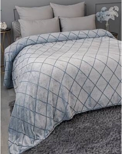 Плед Павлина Skandi Тиснение ромбы 150x200