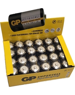 Комплект батареек GP Batteries Supercell R14/14S Gp batteries