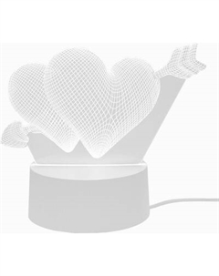 Ночник Risalux Сердца / 4297013