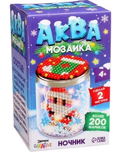 Развивающая игра Эврики Аквамозаика. Снежная баночка. Дедушка мороз / 9540960