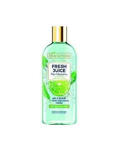 Мицеллярная вода Bielenda Fresh Juice детоксифицирующая лайм