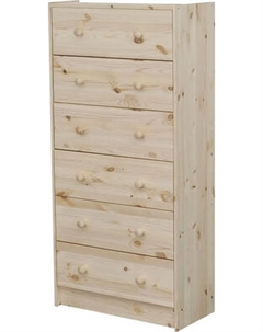 Комод Dipriz Раст 6 ящиков высокий с перегородками / Д.20060.7