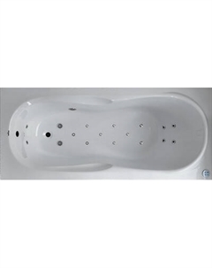 Ванна акриловая Whirlpool LB17075-HACM Hydro+Aero+Chromo